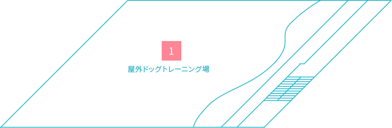 第2校舎屋上のフロアマップ